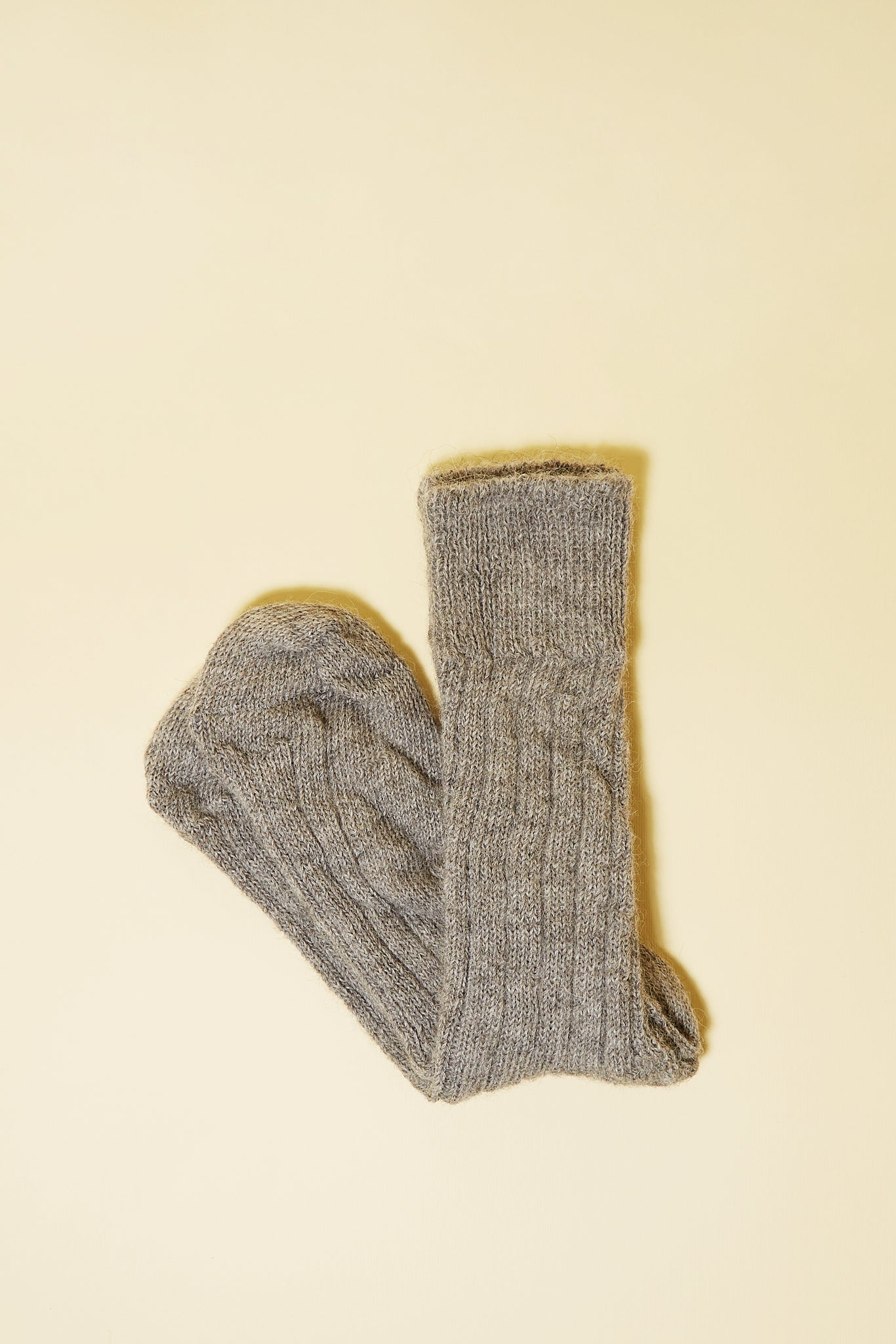 Alpaca Socks - Grey